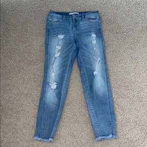 Kancan skinny ripped jeans